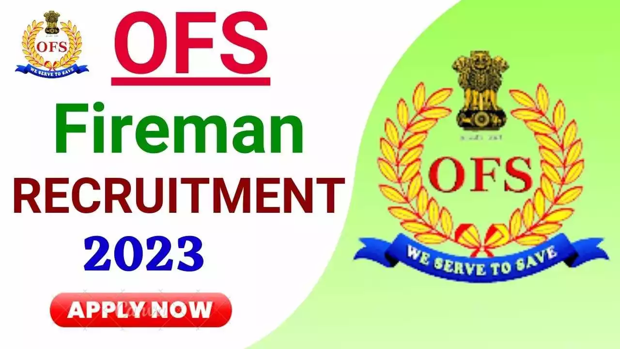 Odisha Fireman Recruitment 2023 Apply Online